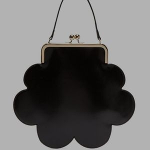 Simone Rocha Spring 19 Leather Flower Bag Pouch with Shoulder and Hand Strap